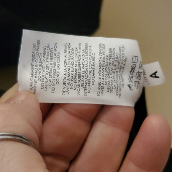 CAbi #3232 Ponte Knit In Black Utility Top Size S - Picture 9 of 10